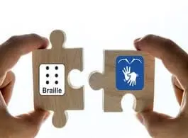 Ensino de Braille e Libras