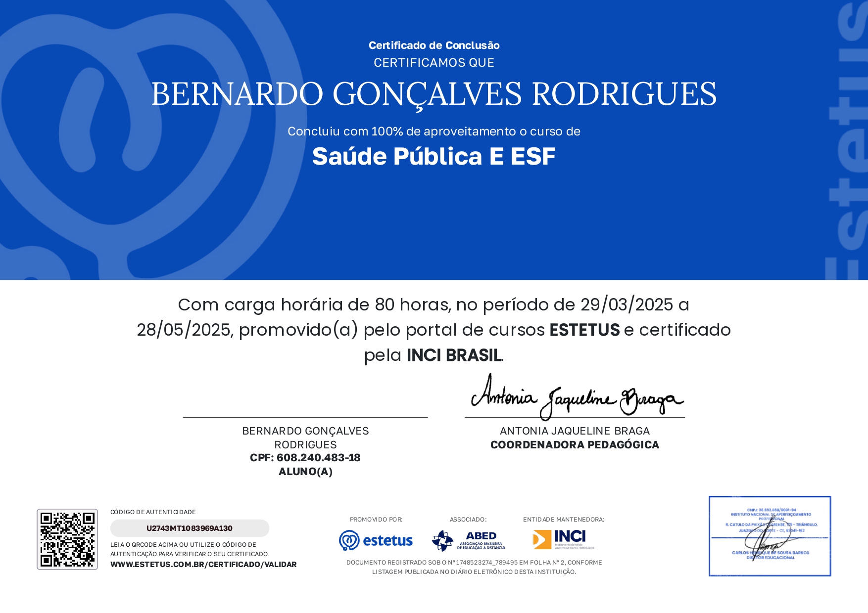 Certificado